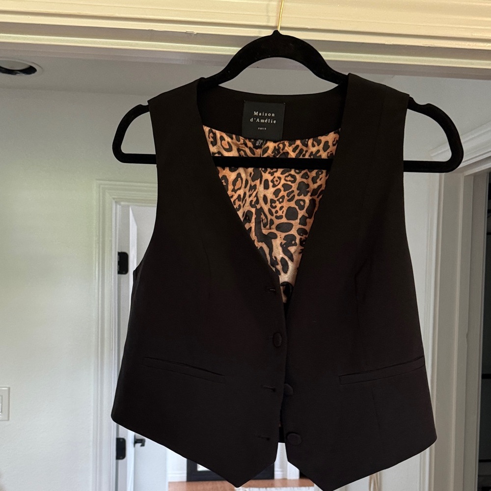 Maison d'Artiste Black Women's Vest